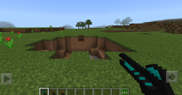 Laser Guns Addon/Mod for Minecraft PE 1.13.0.5, 1.13.0.4, 1.13.0.2, 1