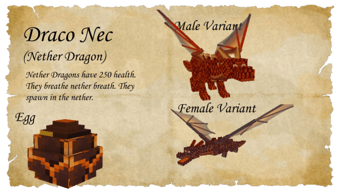 Dragon Mounts 2 Minecraft Addon/Mod 1.16.100.51, 1.16.20.03, 1.15.0, 1.14.60