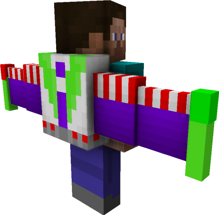 Elytra Models Minecraft PE Texture Pack/Addon 1.16