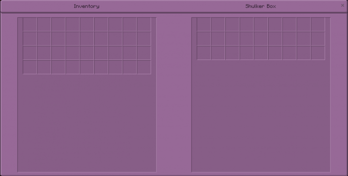 Color Coded Shulker Box GUI Resource Pack Minecraft Texture Pack/Addon