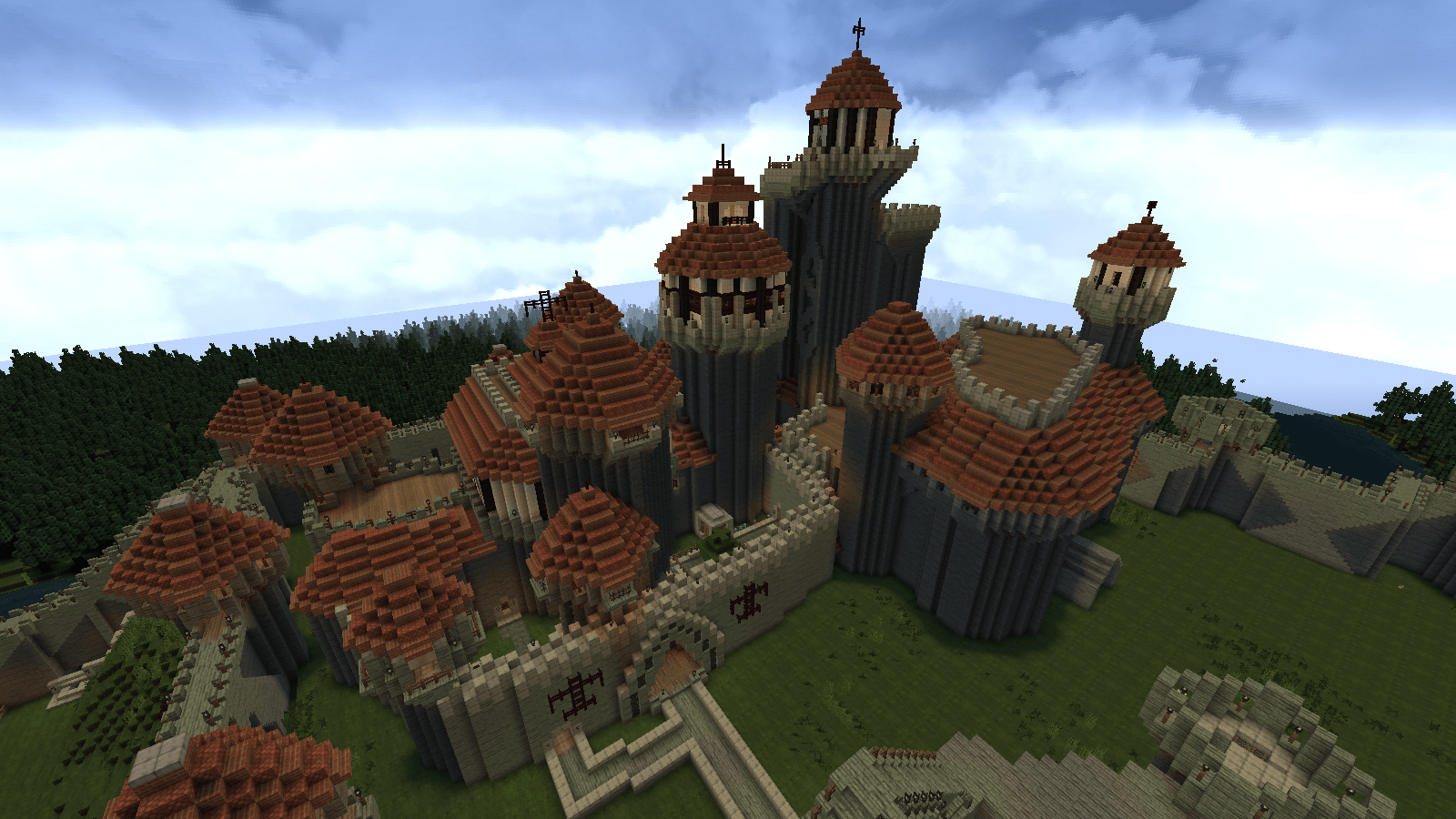 [Galerie] contruction ville médiéval en cours Minecraft.fr Forum