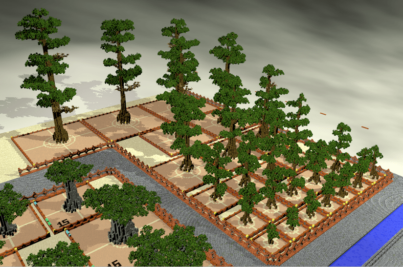 plus de 120 arbres customs, Pack de shematics Minecraft.fr Forum