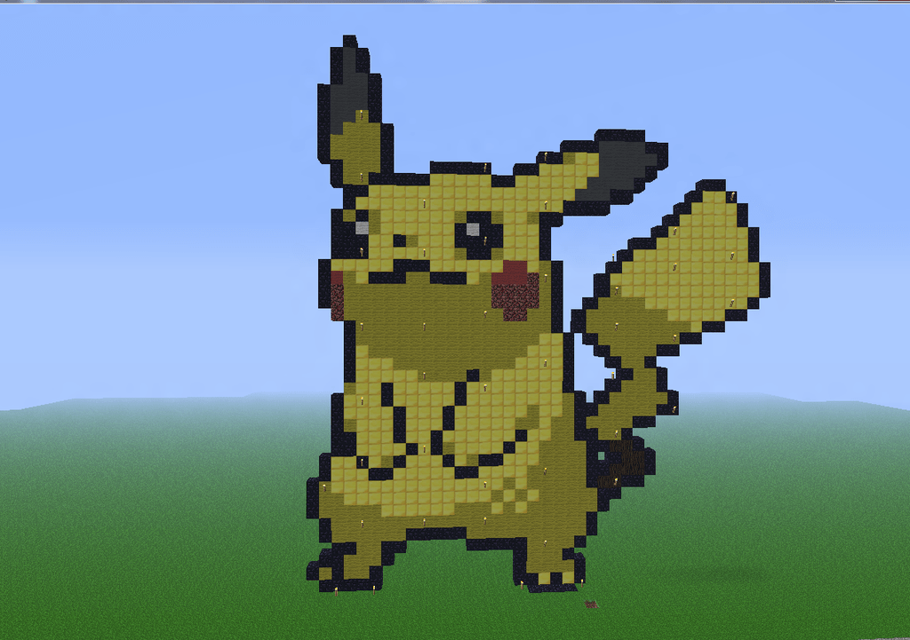 Le Pixel Art dans Minecraft • Minecraft.fr