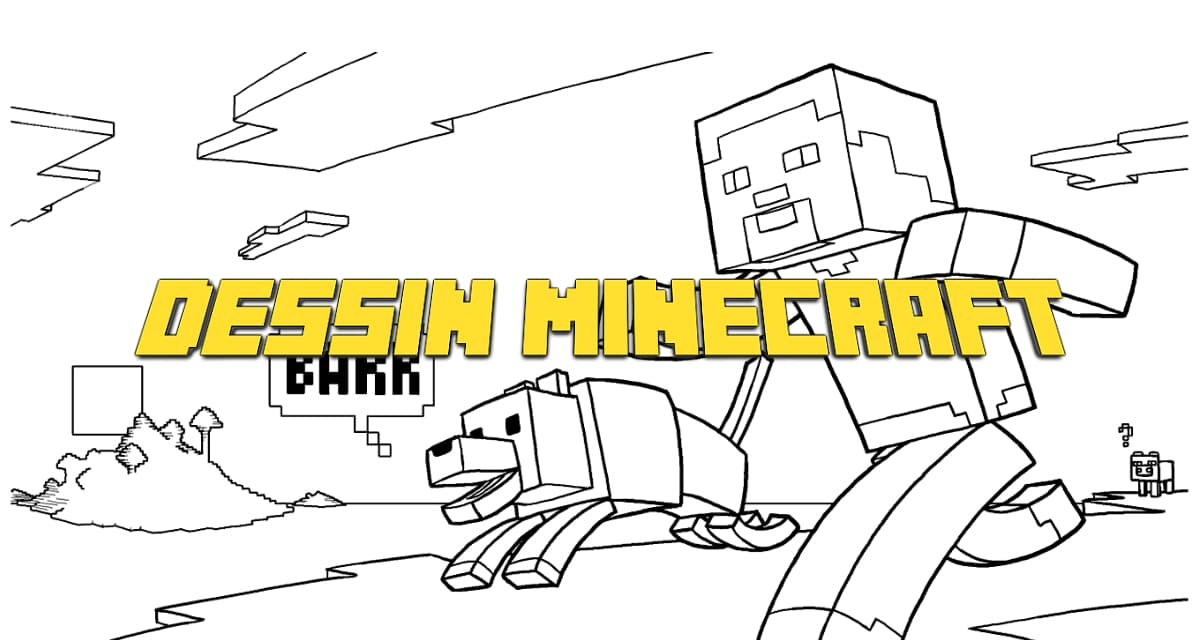 Dessin et Coloriage Minecraft Minecraft.fr