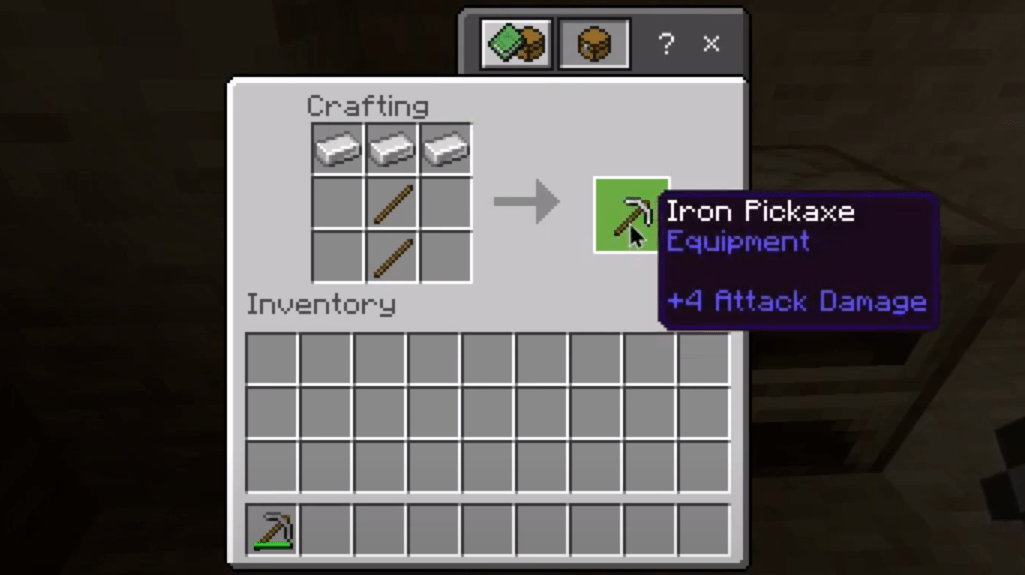 Minecraft Iron pickaxe Crafting guide MGN Minecraft Viki