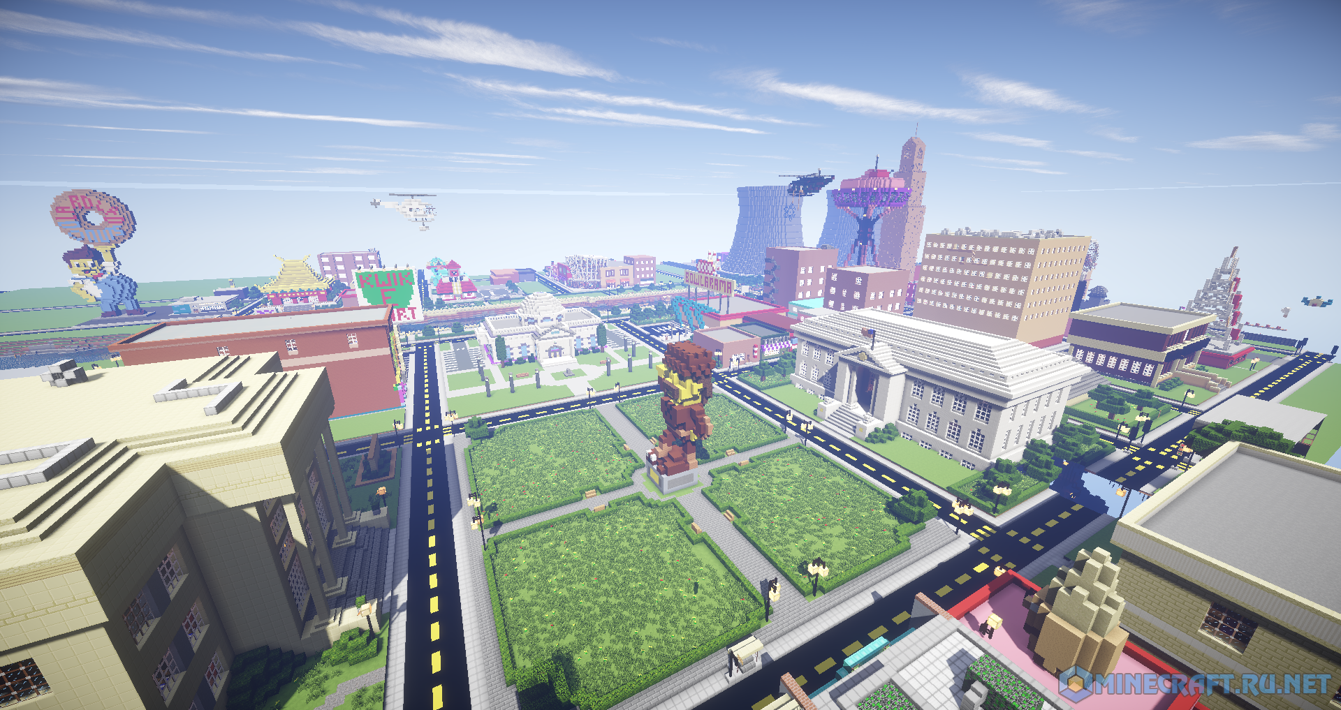 The Simpsons Map [1.8.9] › Maps › — Minecraft