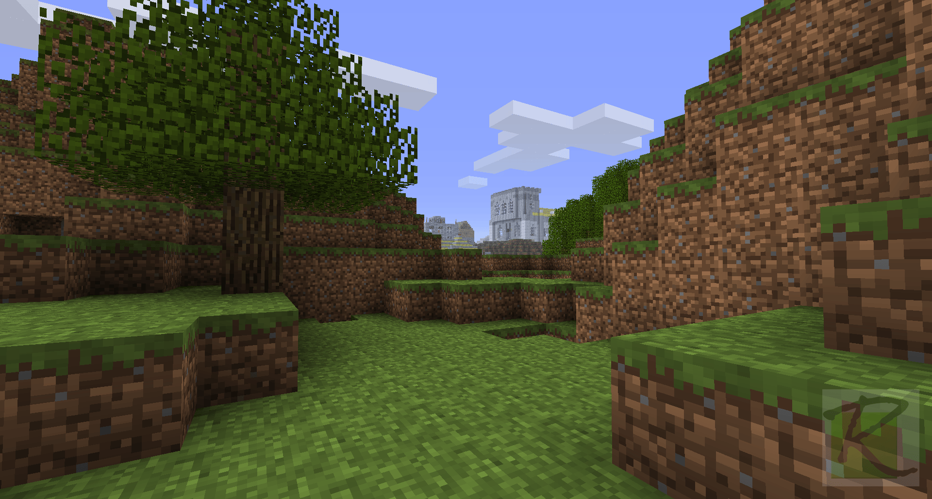 The Temple of the Sun from a distance Minecraft Screenshots A visual