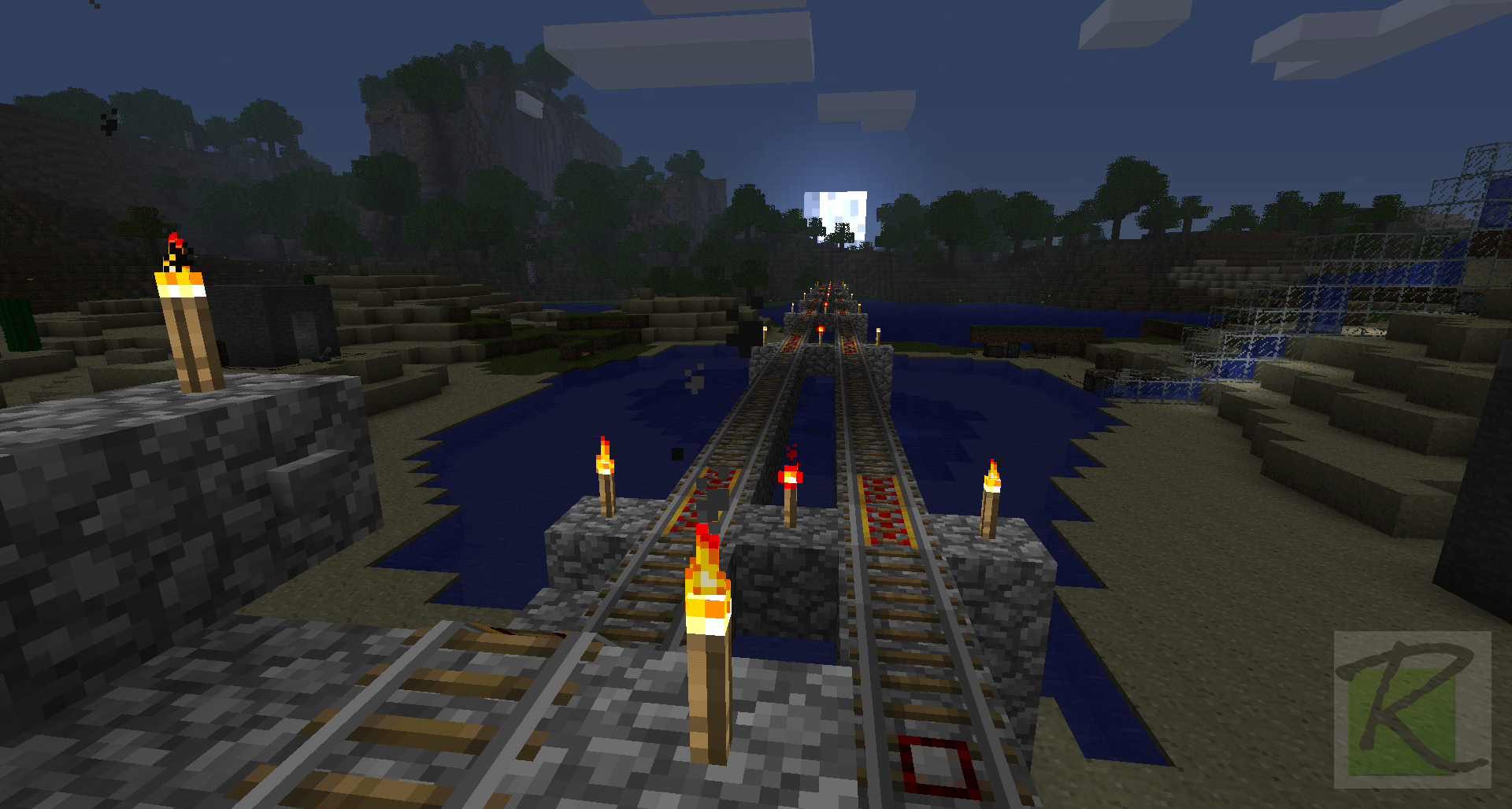 Minecart station concept Minecraft Screenshots A visual journal of Minecraft Gameplay