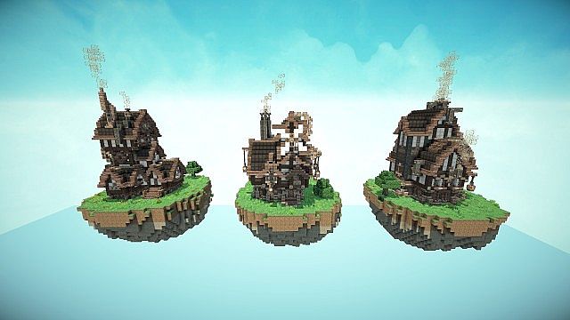 Steampunk Style Map Pack Minecraft build world 7 Minecraft Building Inc
