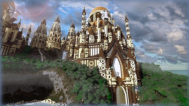 Tropical Sandstone Castle Minecraft Building Inc