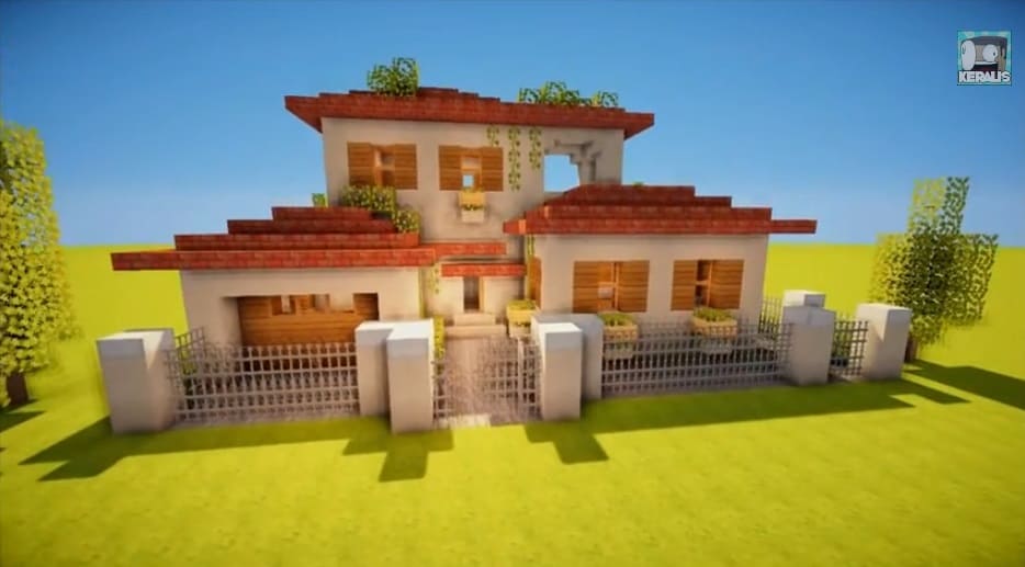 How To Make an Italian Villa Minecraft Building Inc