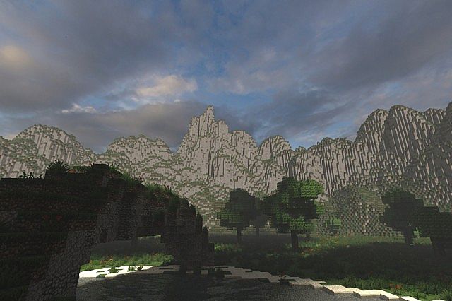 Mystical Tree Custom Terrain + Large Custom Tree Minecraft Building Inc