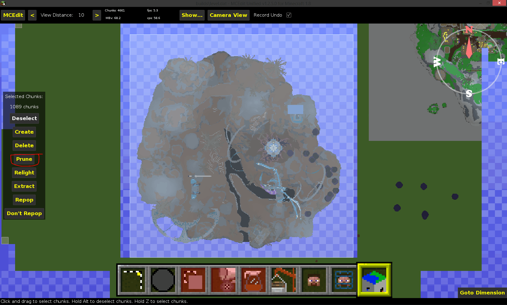 Wie man leicht einen grundlegenden Render macht Minecraft Welt