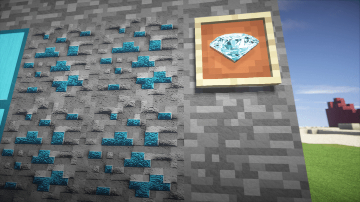 Default Minecraft Texture With Bump Mapping Minecraft Building Inc