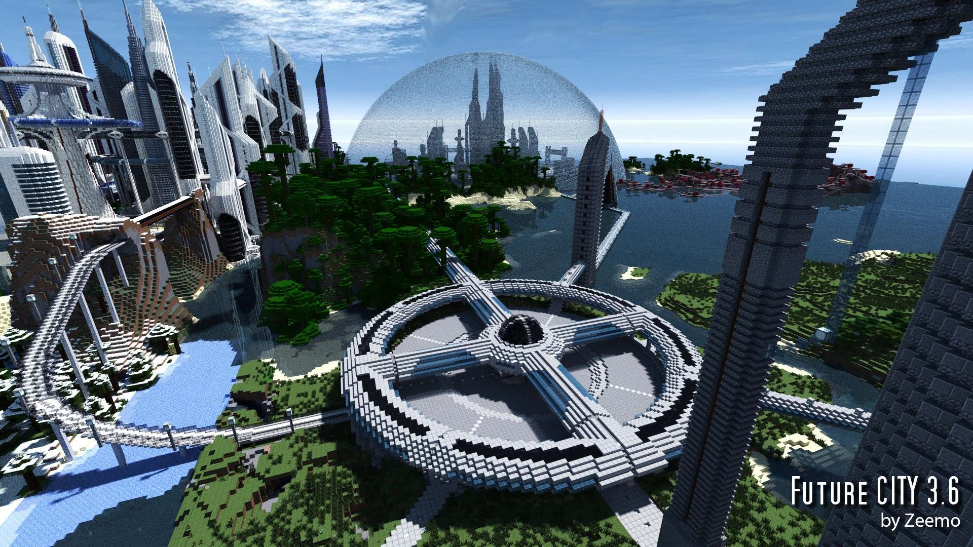 Future CITY v4.1 Minecraft Building Inc