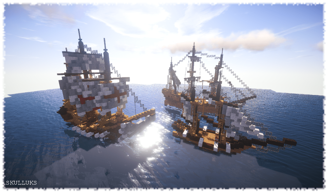 Minecraft Cinematic Epic Medieval Ships Minecraft Building Inc