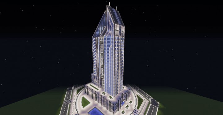 Quartz Tower 8 Minecraft Building Inc