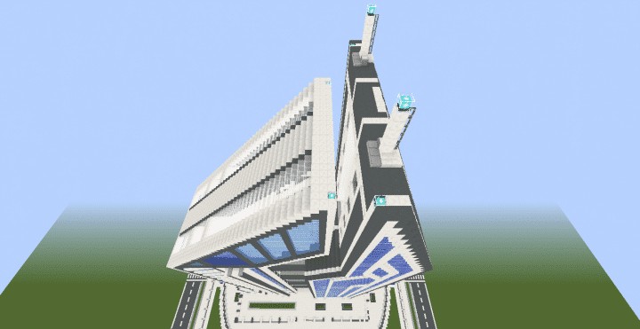Quartz Tower 8 Minecraft Building Inc