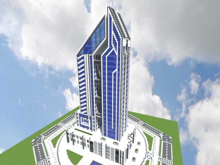 Quartz Tower 8 Minecraft Building Inc