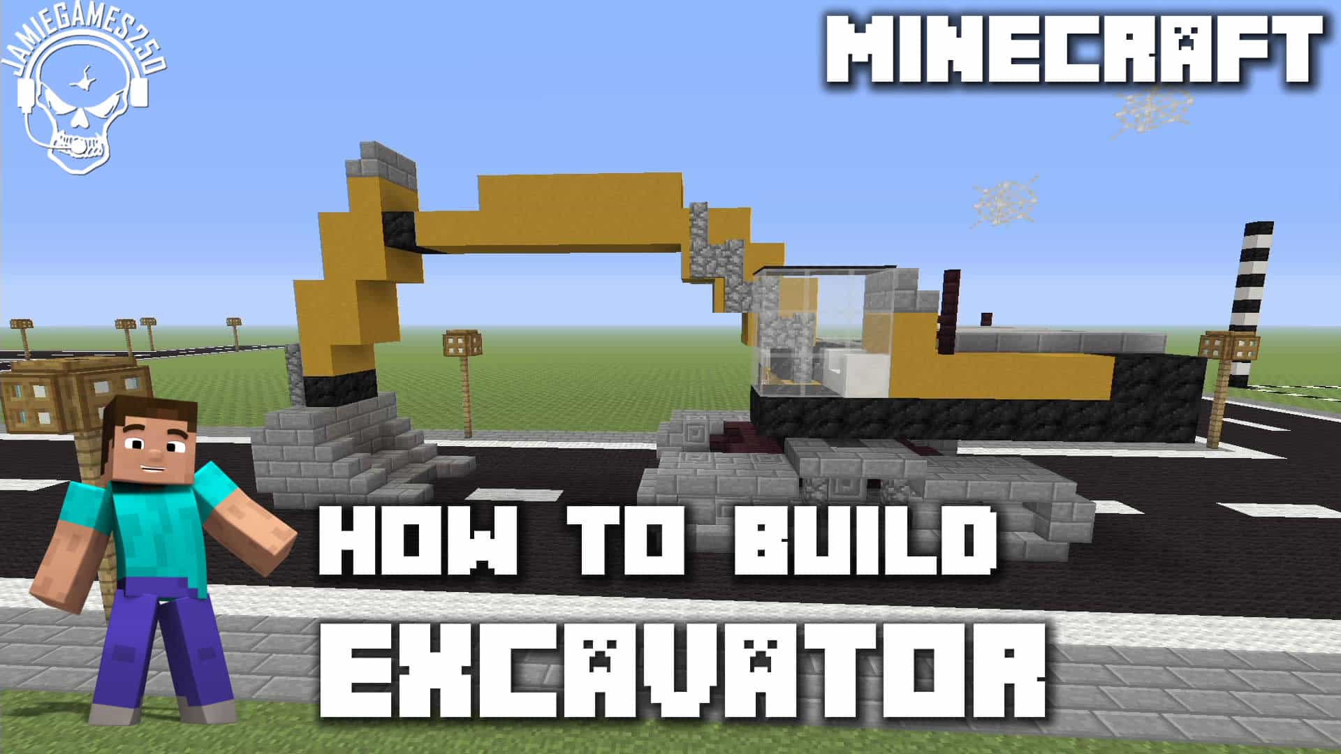 How to build an Excavator Minecraft Building Inc