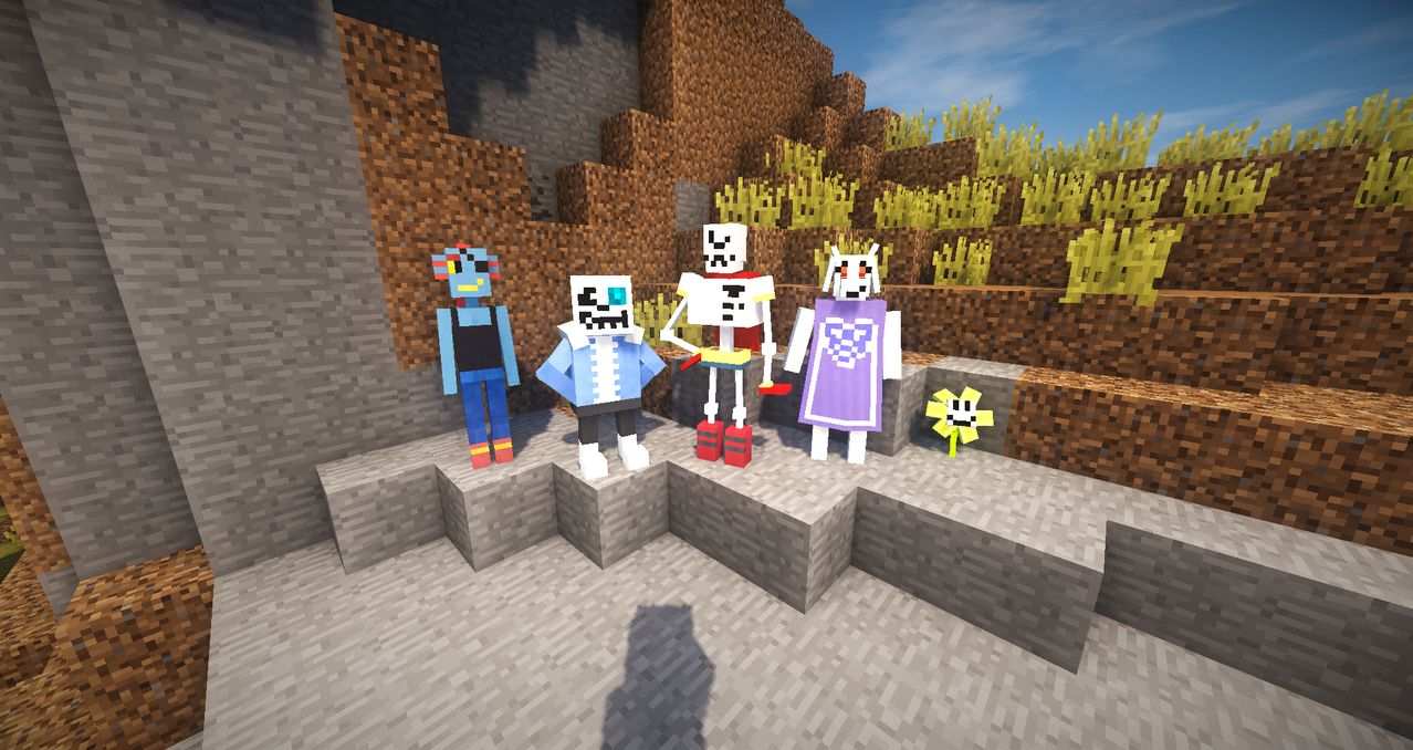 UNDERTALE MOD 1.10.2 1.9 1.8.9 MAS MAPADE AVENTURA