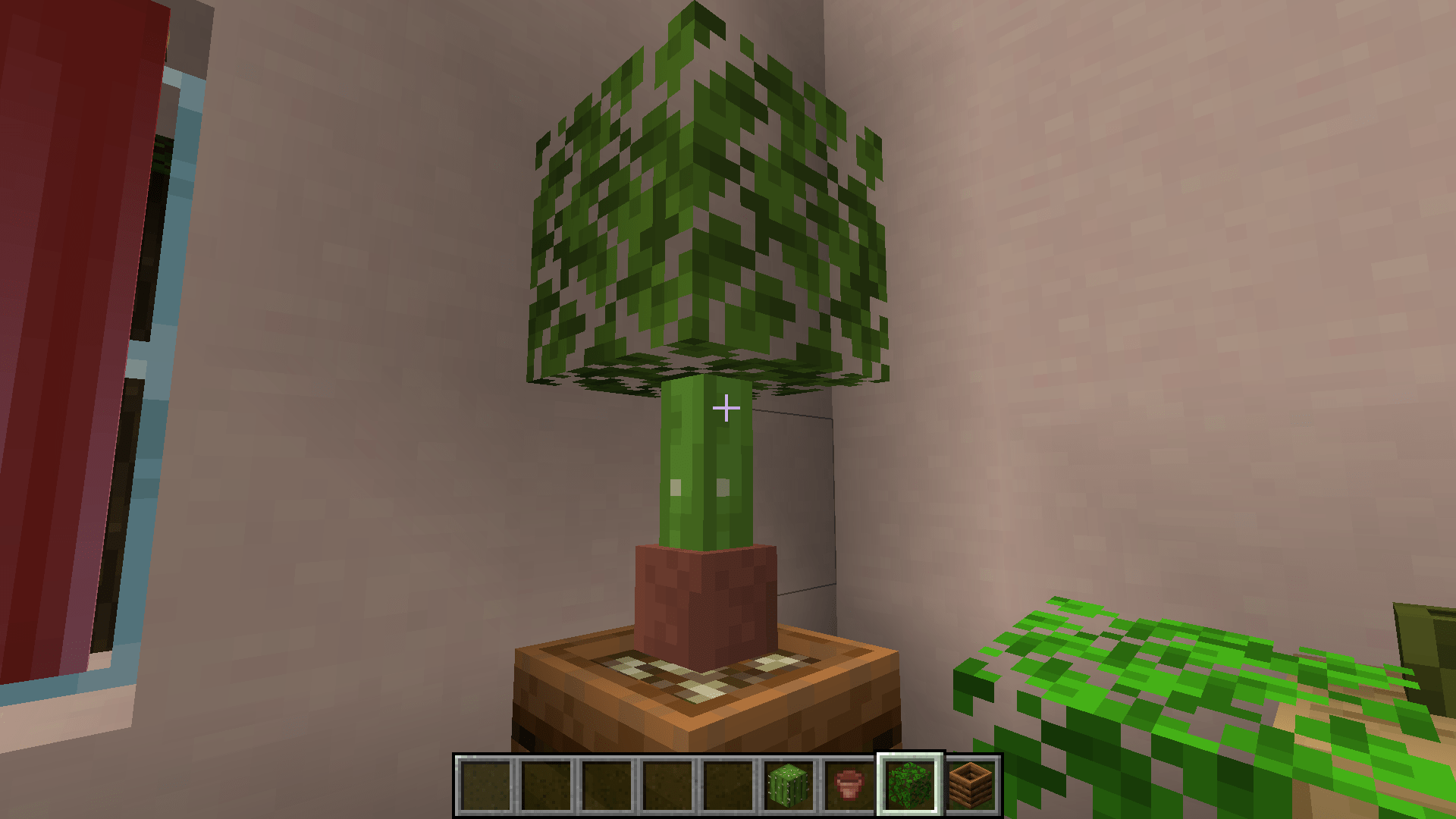 Potted Bushes Minecraft Furniture