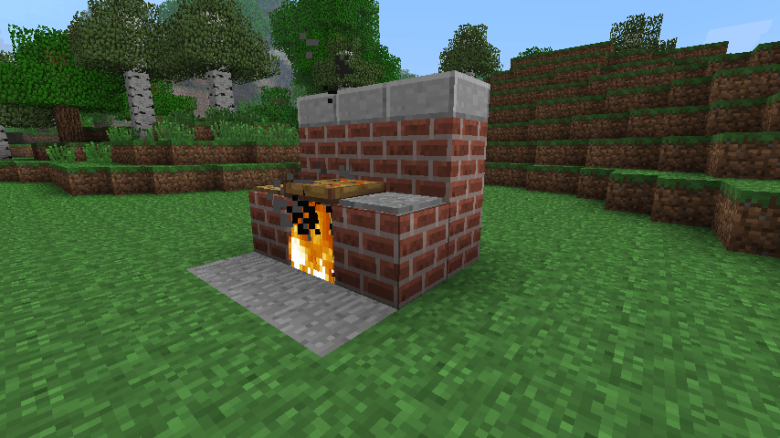 4 BuiltIn Style BBQs Minecraft Furniture