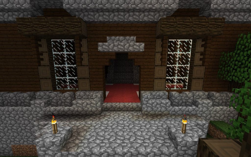 Ключ генерации в Майнкрафте на лесной особняк