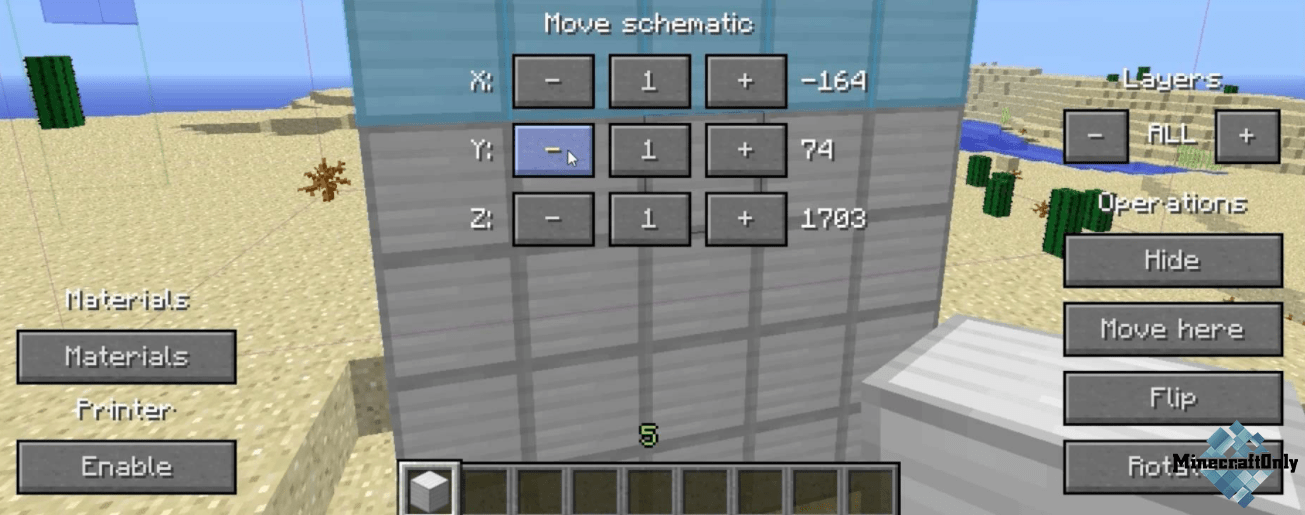 Schematica » Моды » MinecraftOnly