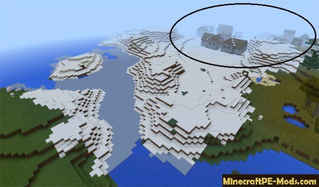 minecraft bedrock snow biome seed 1.17