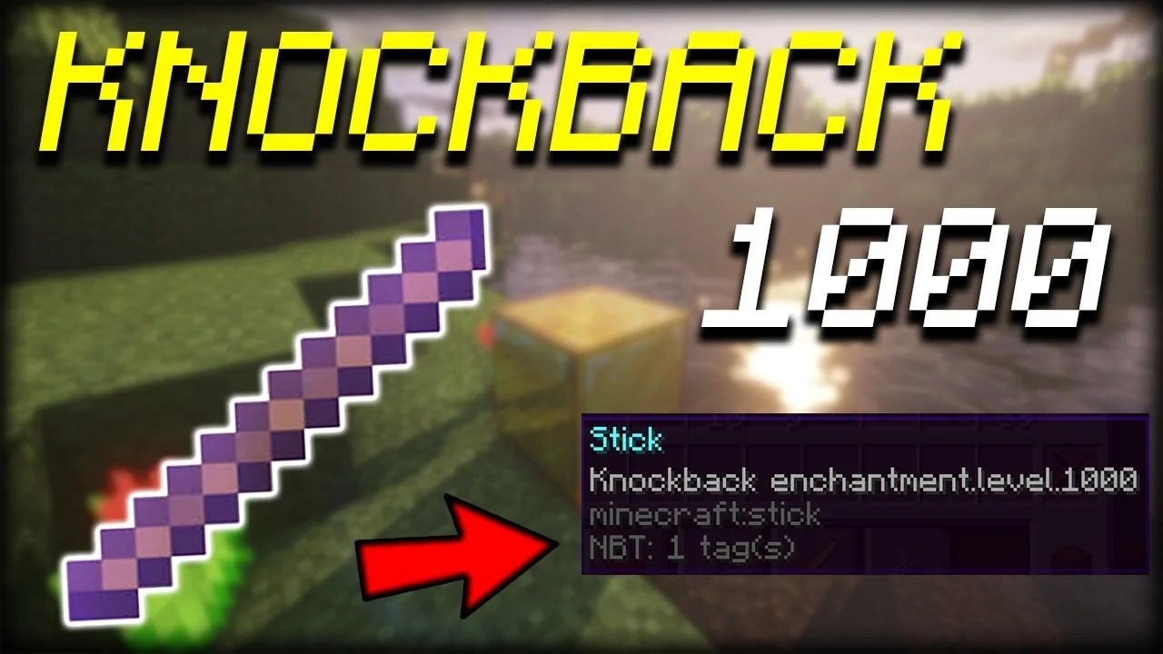 How To Get A Knockback 1000 Stick In Minecraft 1.16.5! (2021)