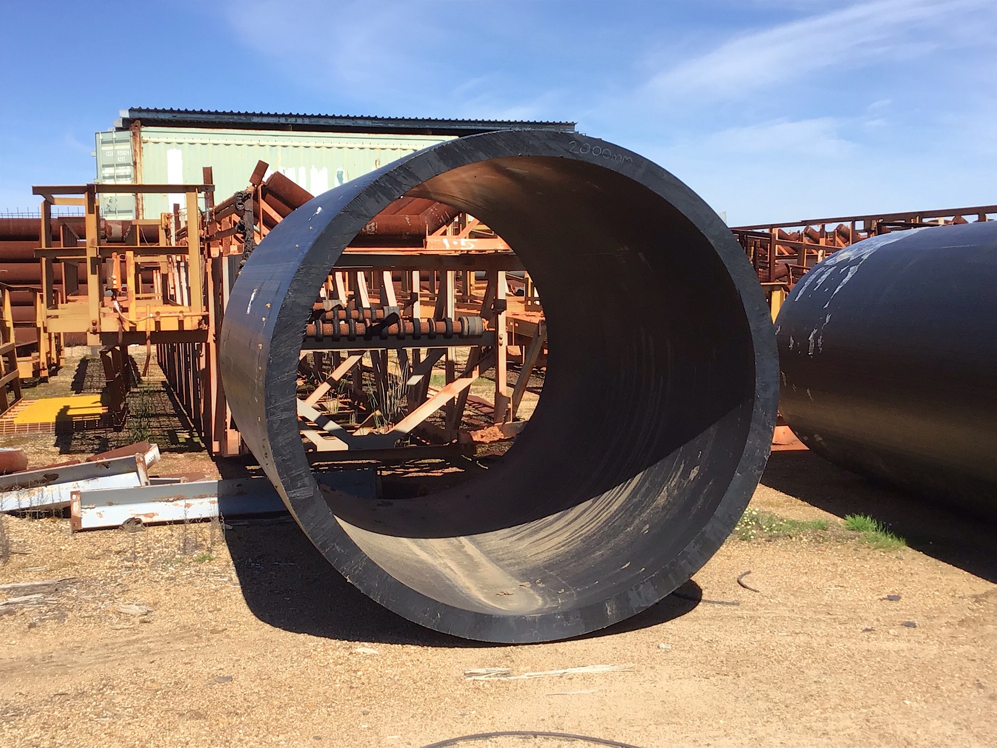 INDUSTRIAL PLASTIC PIPE Mine Graveyard