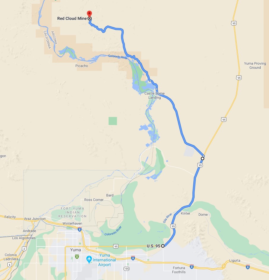 Red Cloud Mine, AZ, Oct 24, 2020 Mineralogical Society of Southern