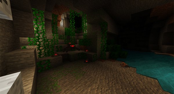 Cave Update addon for Minecraft PE 1.16.1