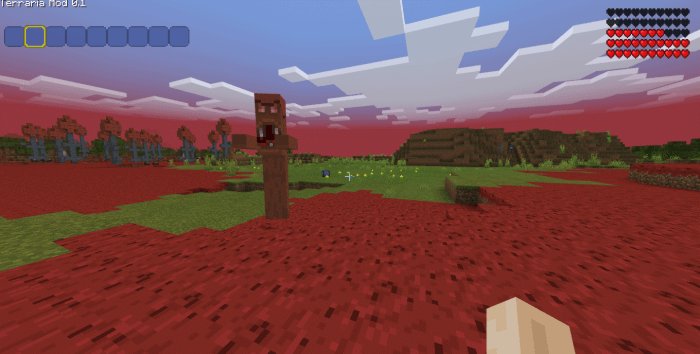Terraria addon for Minecraft PE 1.17.0