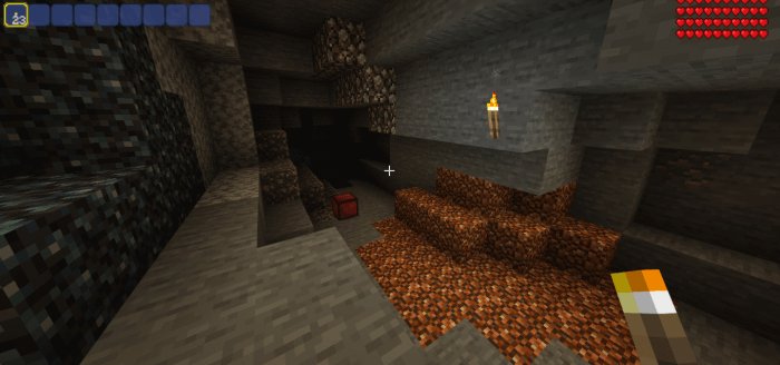 Terraria addon for Minecraft PE 1.17.0