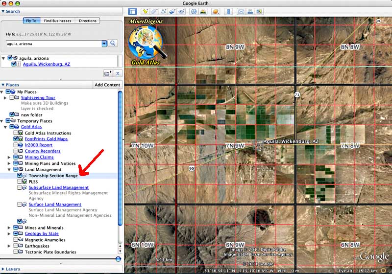 BLM Claims and the Gold Atlas
