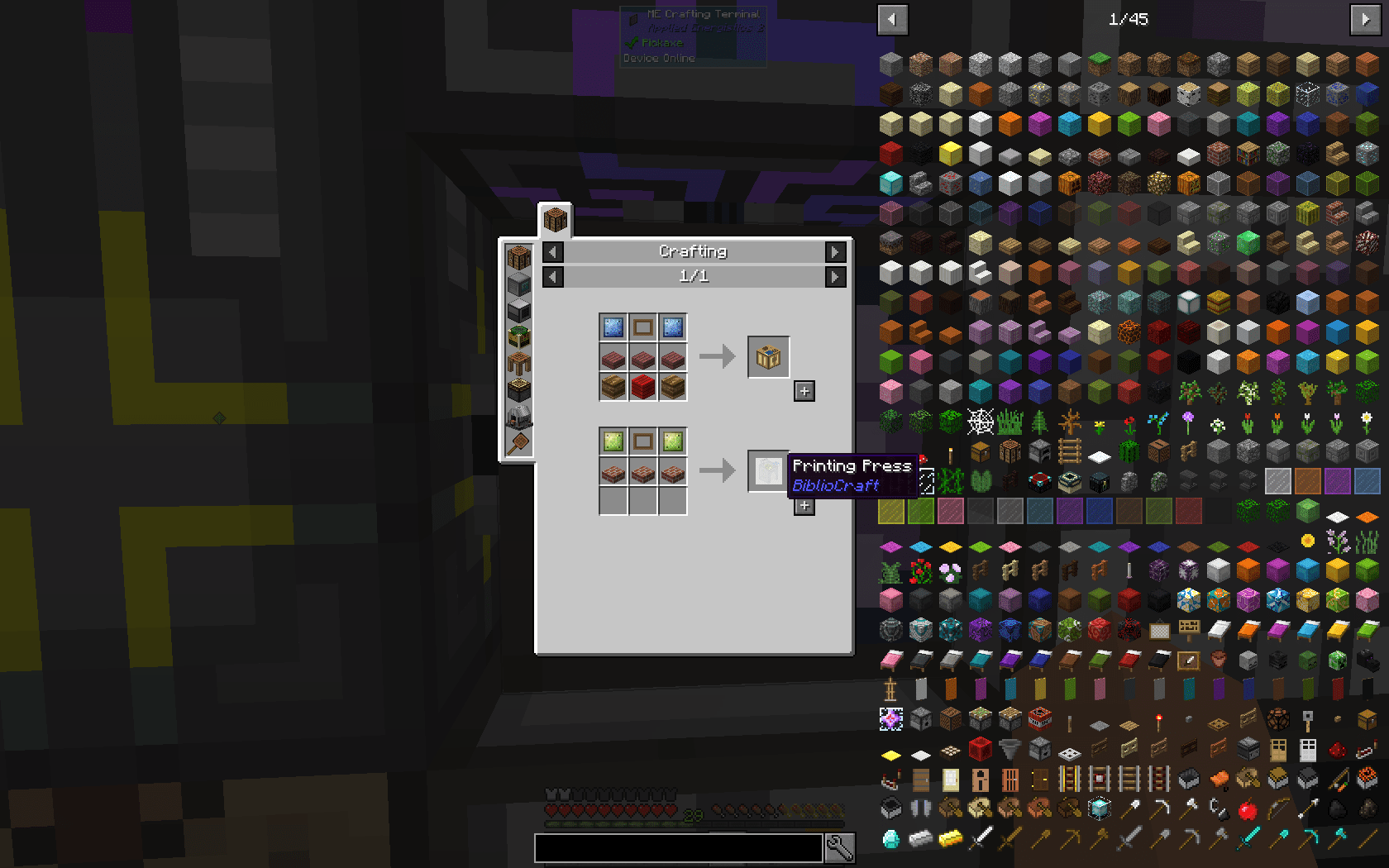 Done Bibliocraft Printing Press Recipe MineYourMind Community