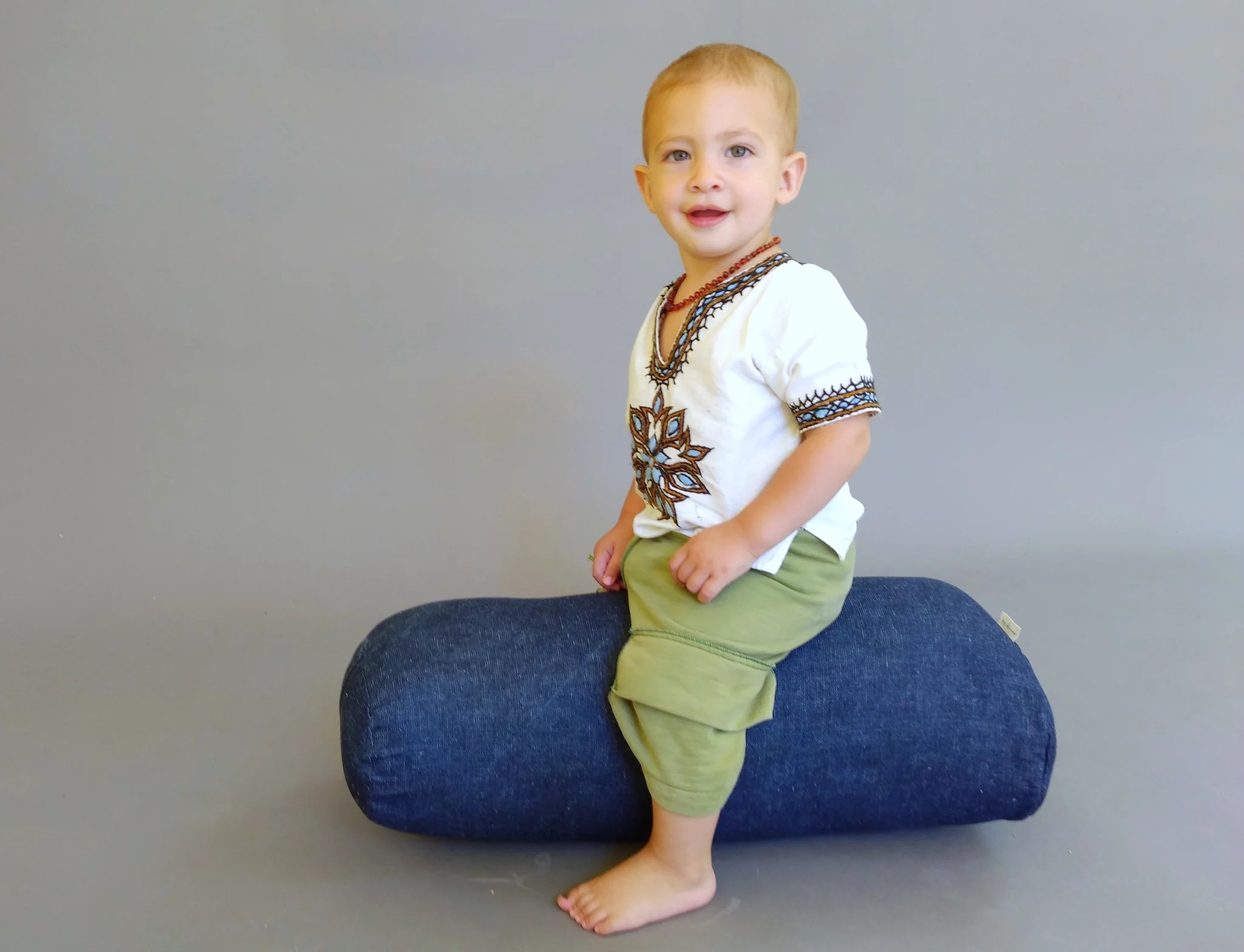 Organic Yoga Bolster Denim minga lily