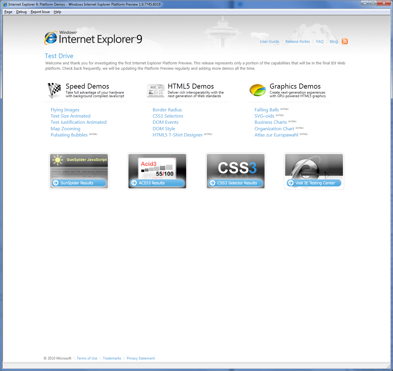 Explorer 9 Platform Preview Boydo's Tech Talk