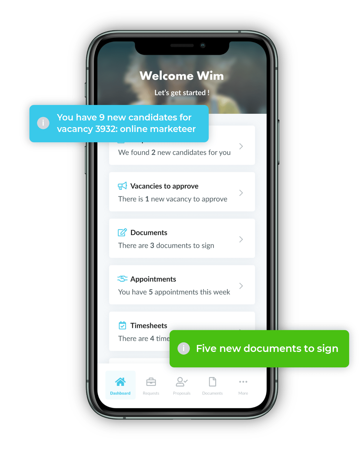 Solutions for clients Minggo