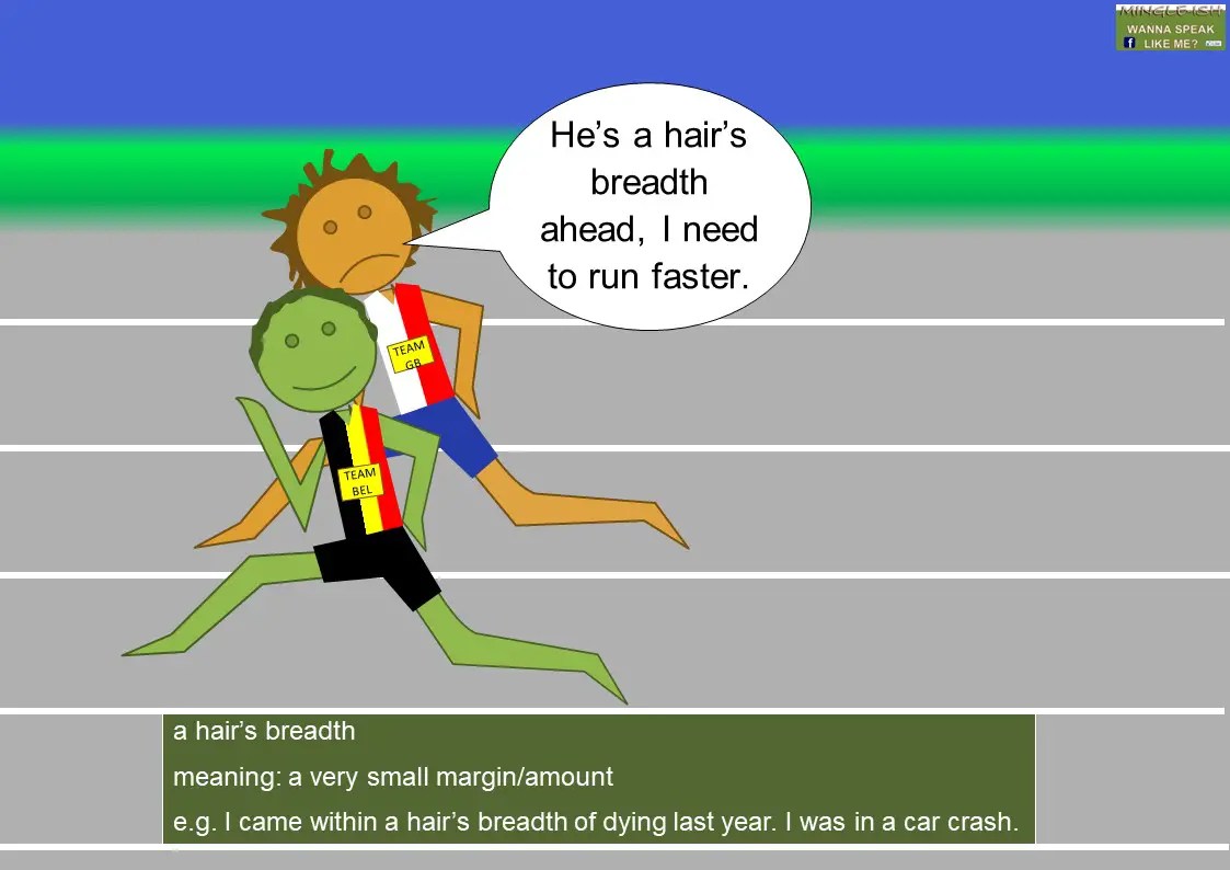 HAIR idioms (body idioms) Mingleish