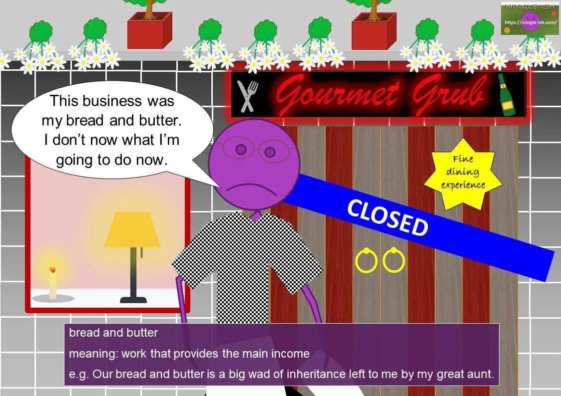 Bread and pastry idioms and sayings Mingleish