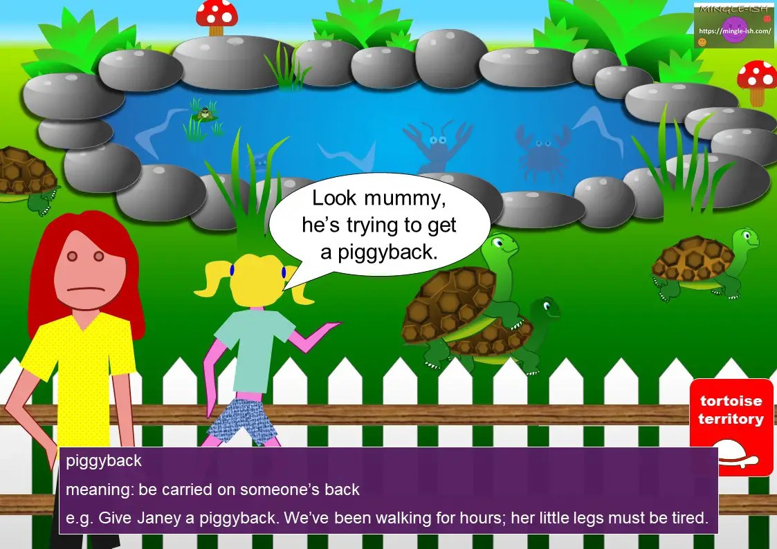 Pig idioms and sayings Mingleish