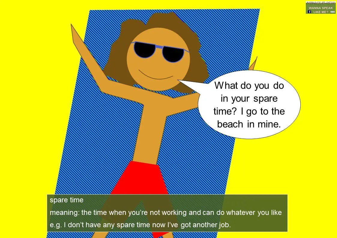 Time idioms and expressions Mingleish