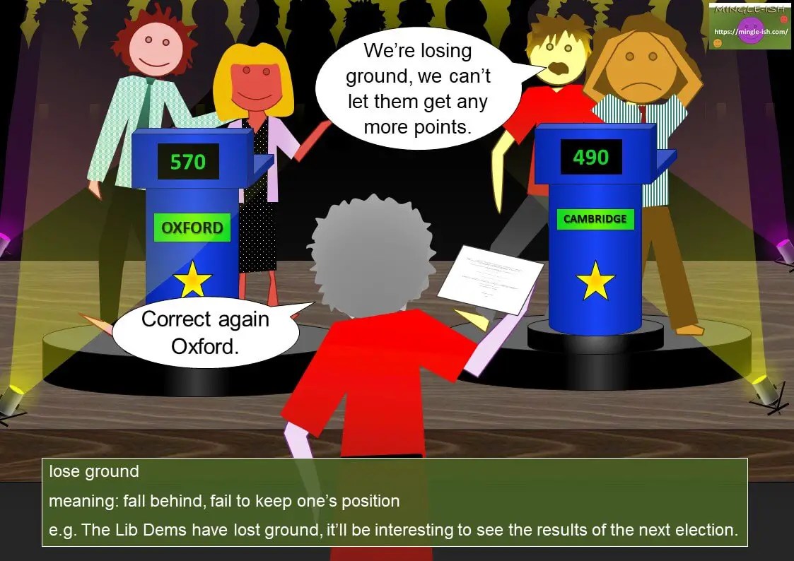 Idioms with verbs LOSE Mingleish