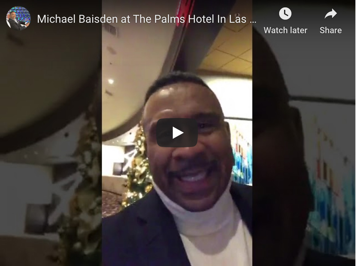 Michael Baisden at The Palms Hotel In Las Vegas Preparing For The New