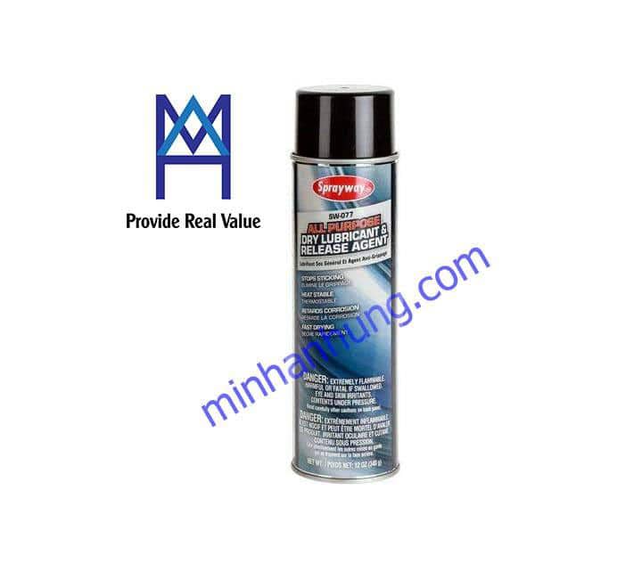 sprayway sw077 Chất bôi trơn dạng ướt sử dụng trên mọi bề mặt