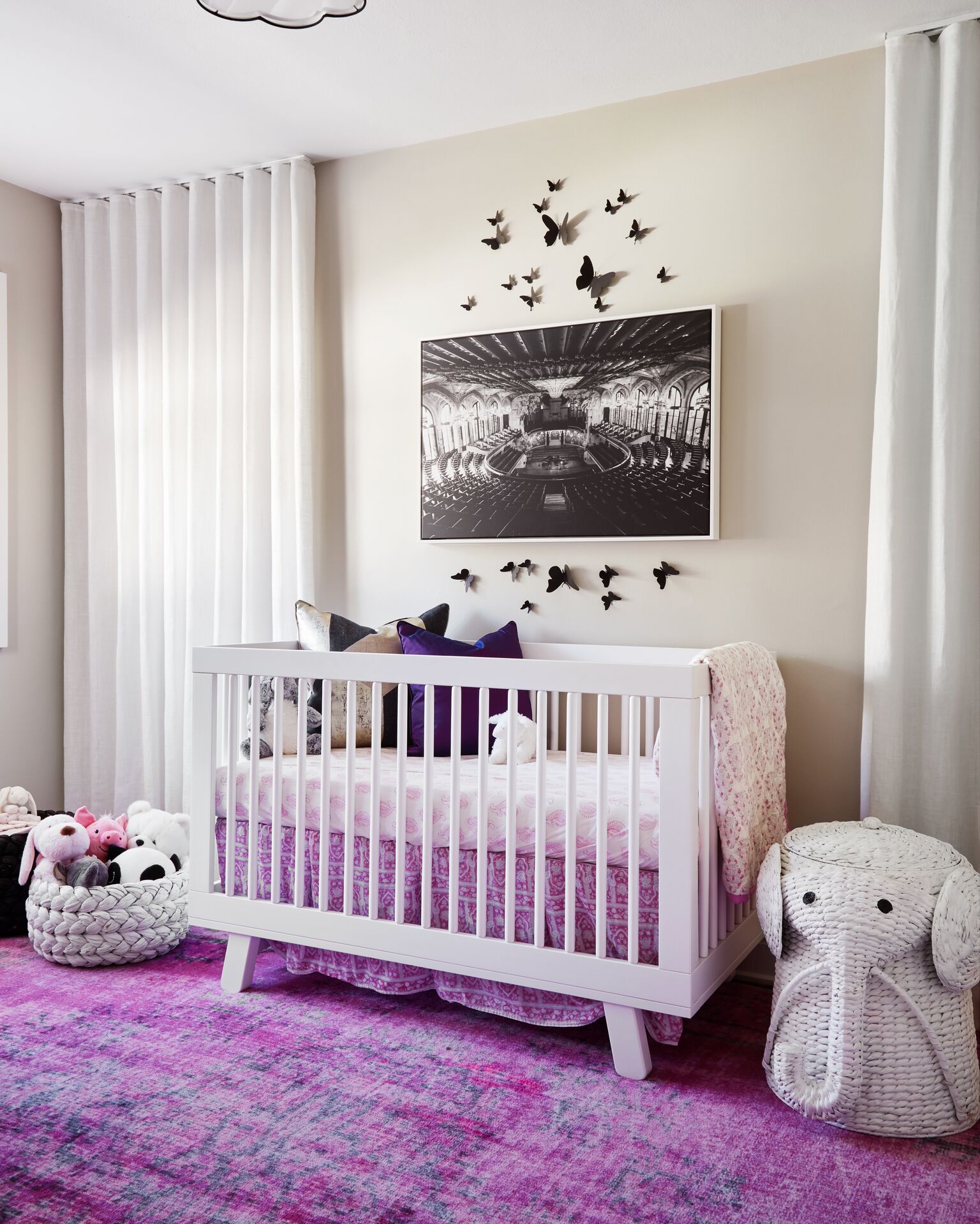 Step Inside an Interior Designer's Purple Nursery