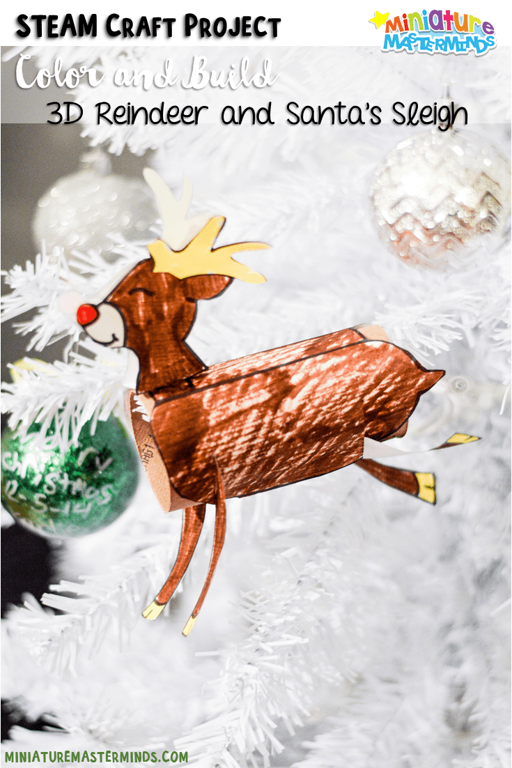 FREE Printable Reindeer Craft For Kids Simple Everyday.